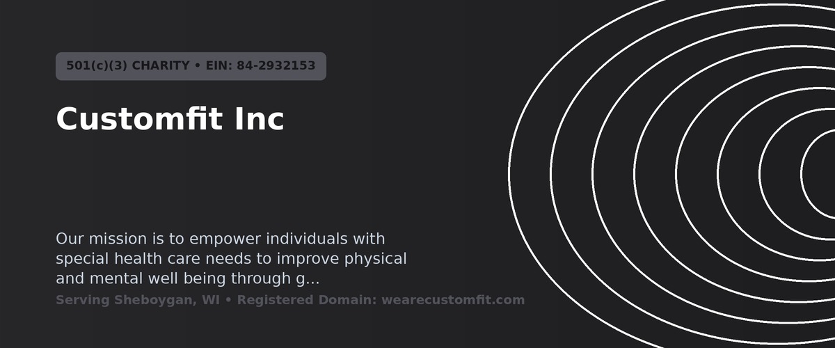 Customfit Inc Identity Banner